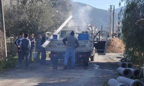 Akbük'te üst üste gelen patlamalar korku yarattı